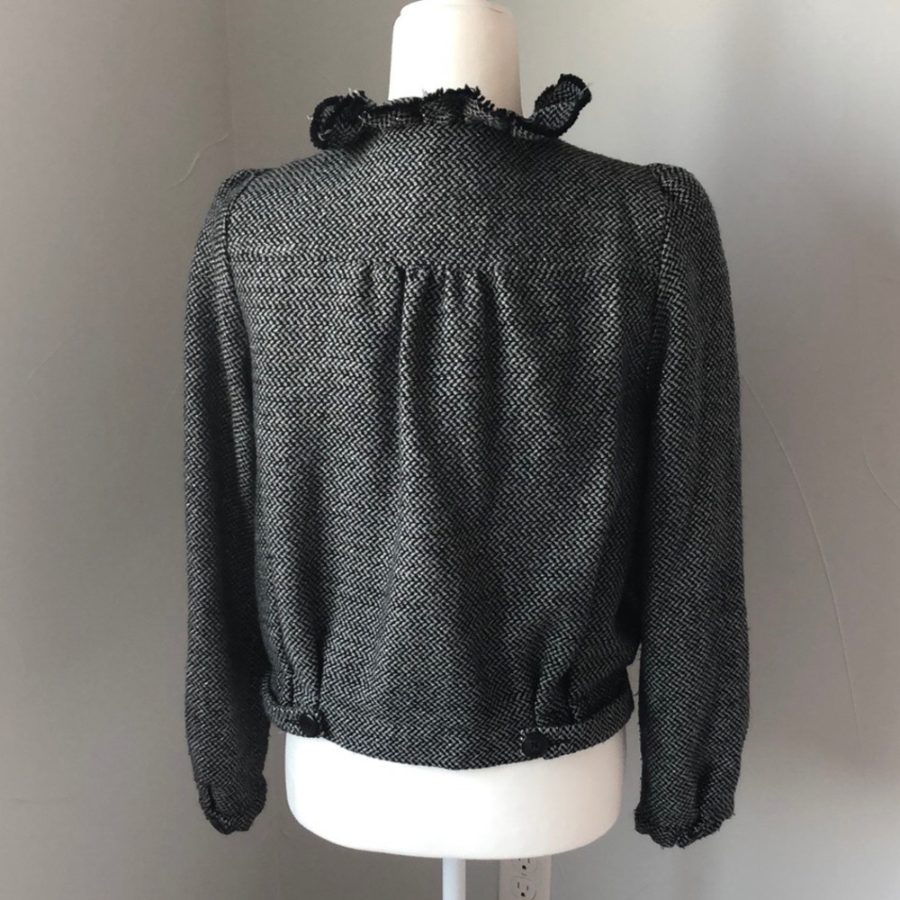 Urban Outfitters Ruffled Bomber Jacket - Picture 4 of 5